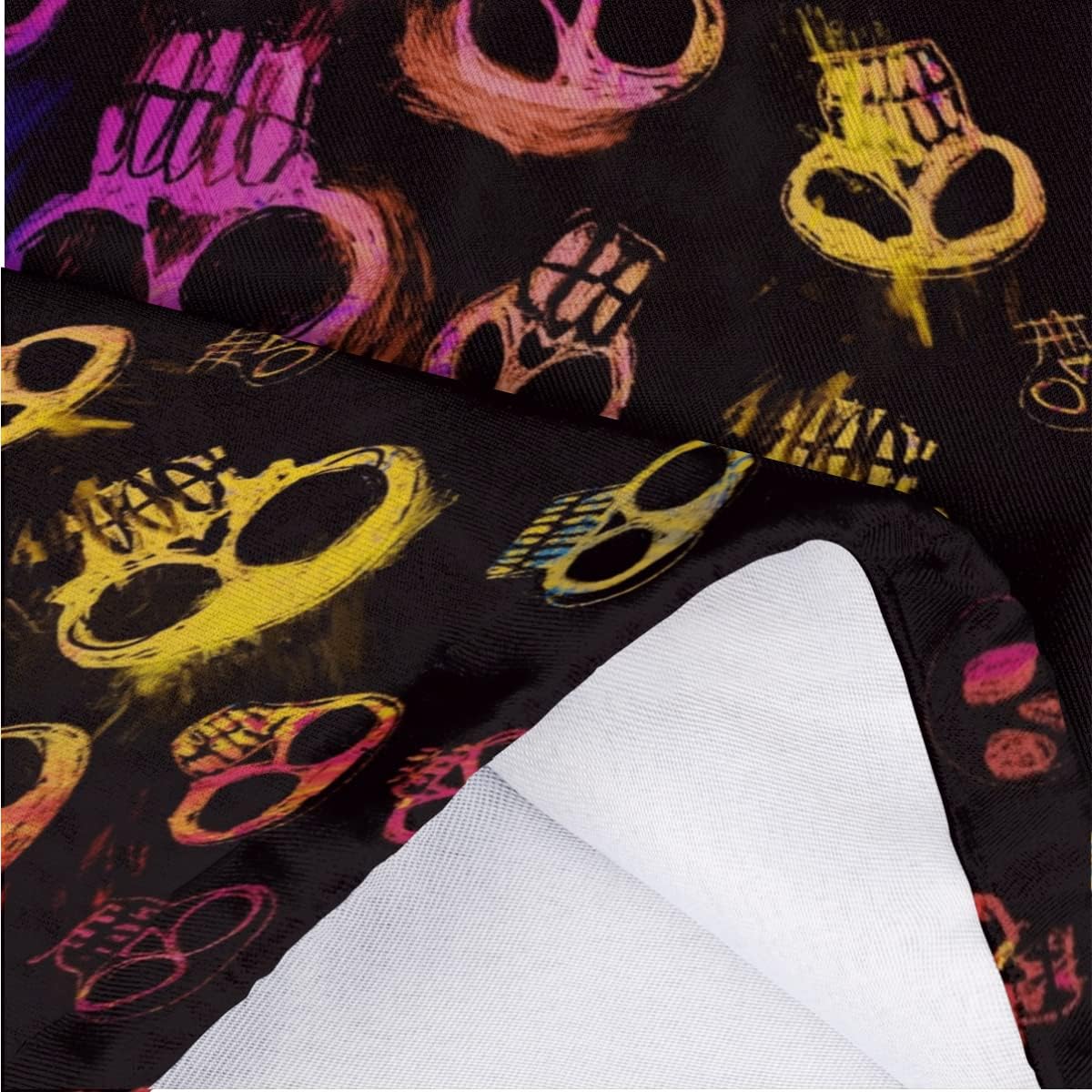 Skulls – Soporte para bolsas de plástico para Halloween, lindo organizador de bolsas de plástico para montaje en pared, reutilizable, grande,