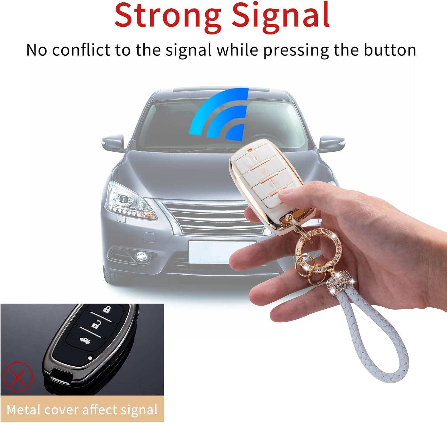 Gematay Funda protectora para llavero Dodge RAM con cordón para llavero, carcasa protectora de TPU suave compatible con Dodge RAM 1500 2500 3500