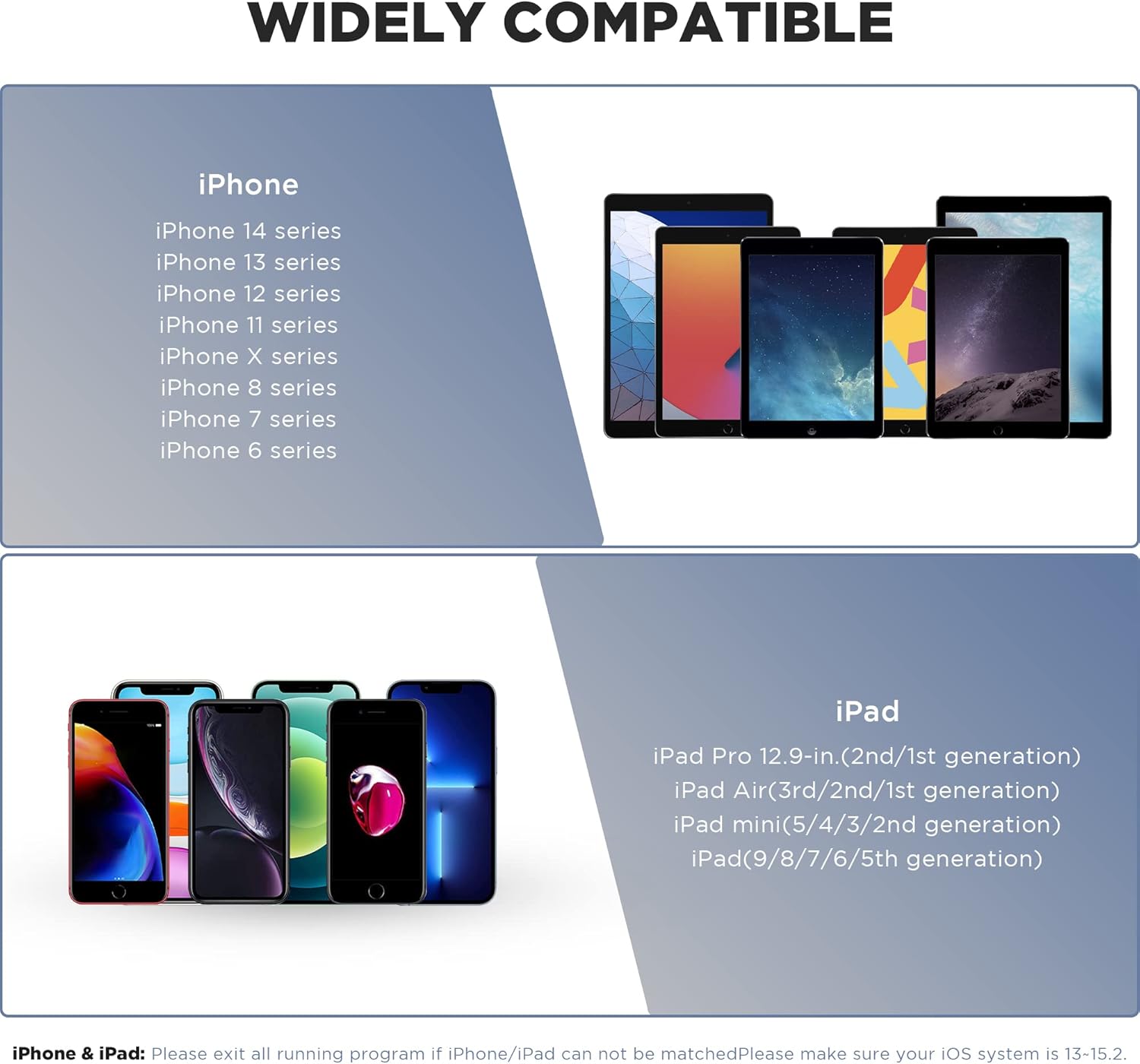 BOYA Micrófono Lavalier inalámbrico para iPhone iPad Teléfono Omnidireccional Externa Mini Solapa Micrófono Lightning para iPhone Micrófono Clip-On
