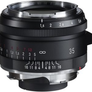 Voigtlander Nokton Vintage Line 1.378 in f1.5 Lente asférica tipo I VM, negro mate Voigtlander Nokton Vintage Line 1.378 in f1.5 Lente asférica tipo I VM, negro mate