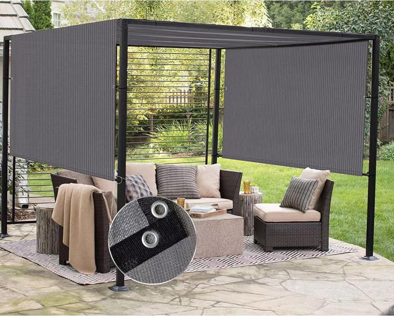 FAIR WIND Tela para sombra 90% para el sol, pantalla de privacidad, toldo para patio, con ojales, red para jardín, pérgola, al aire libre, 10 x 10