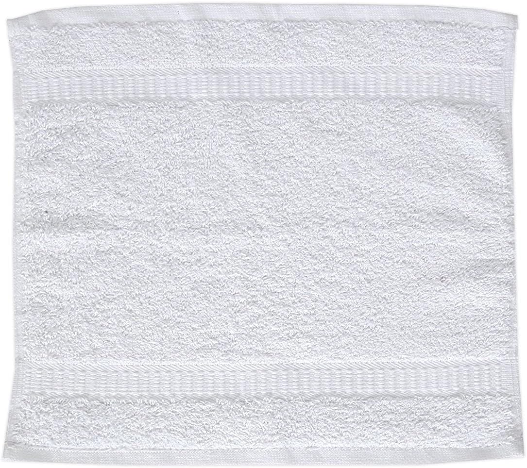 GOLD TEXTILES Juego de 480 paños blancos de alta calidad, 13 x 13 pulgadas, ultra suaves, altamente absorbentes, paños de algodón para tu cuerpo,