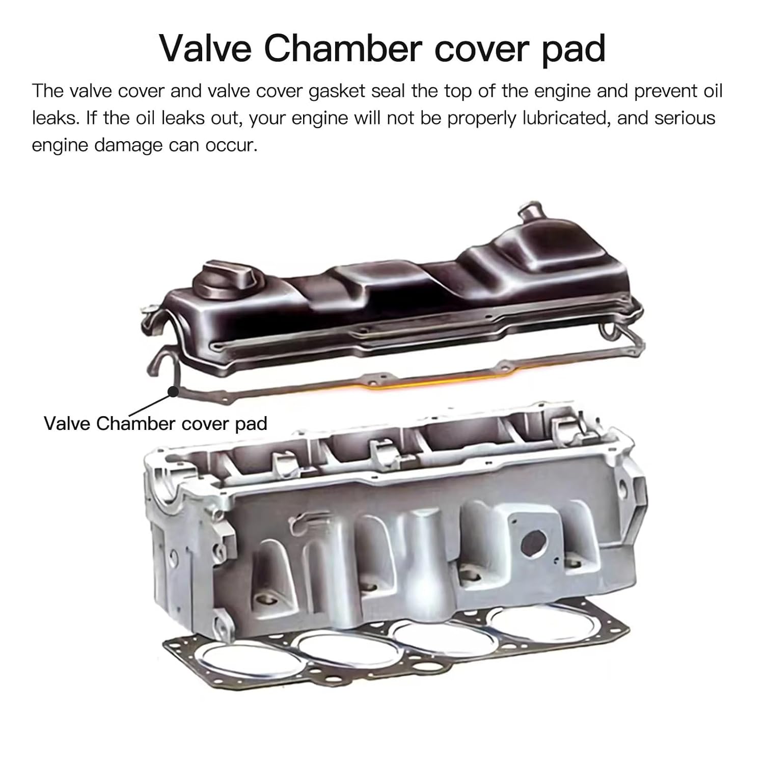 VS50362R Reemplazo de la junta de la cubierta de válvula para 1991 Acura Integra LS Sedan 4 puertas 1.8L 1834CC l4 Gas DOHC aspirado naturalmente