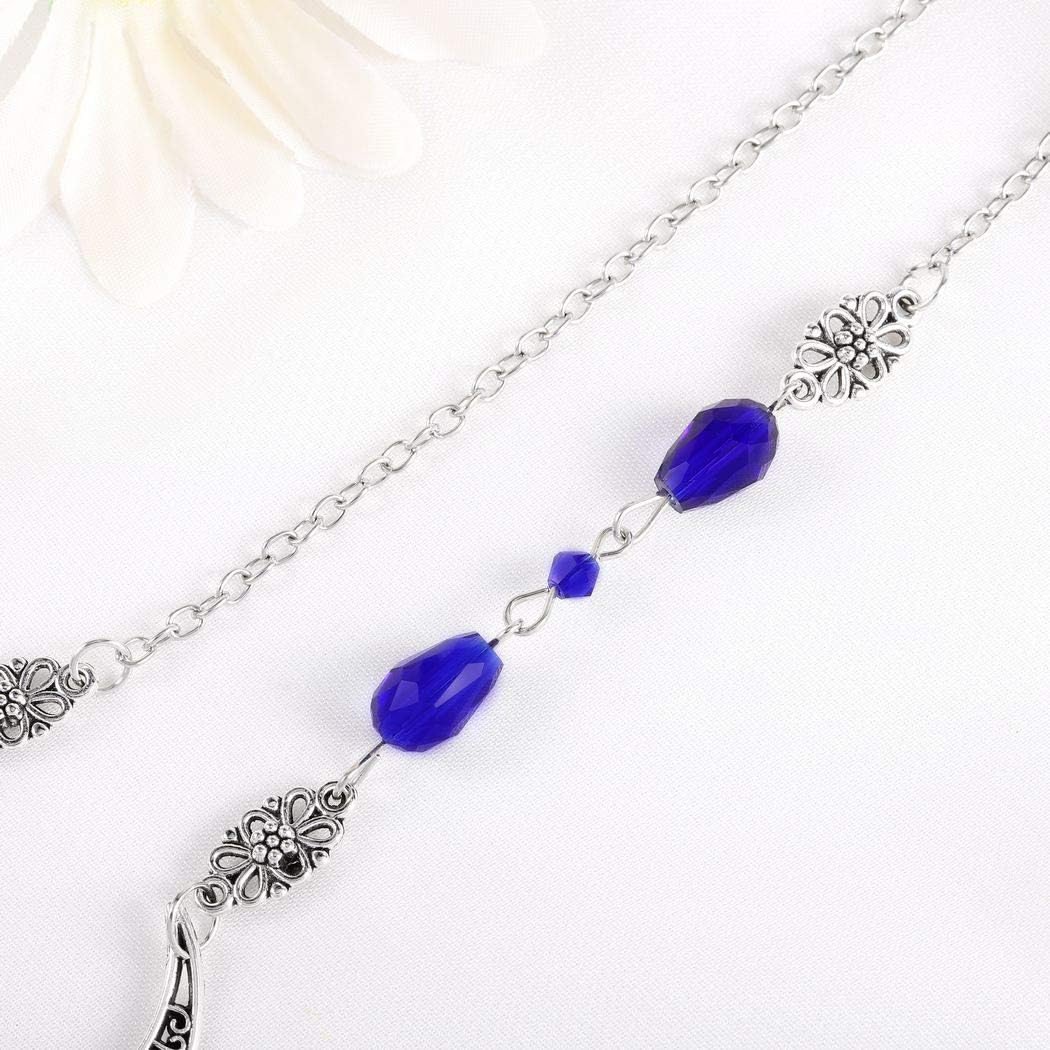 Cadena bohemia para la frente, cadena de bronce para la frente, tocados de luna creciente, accesorios para el cabello de cristal para mujeres y niñas