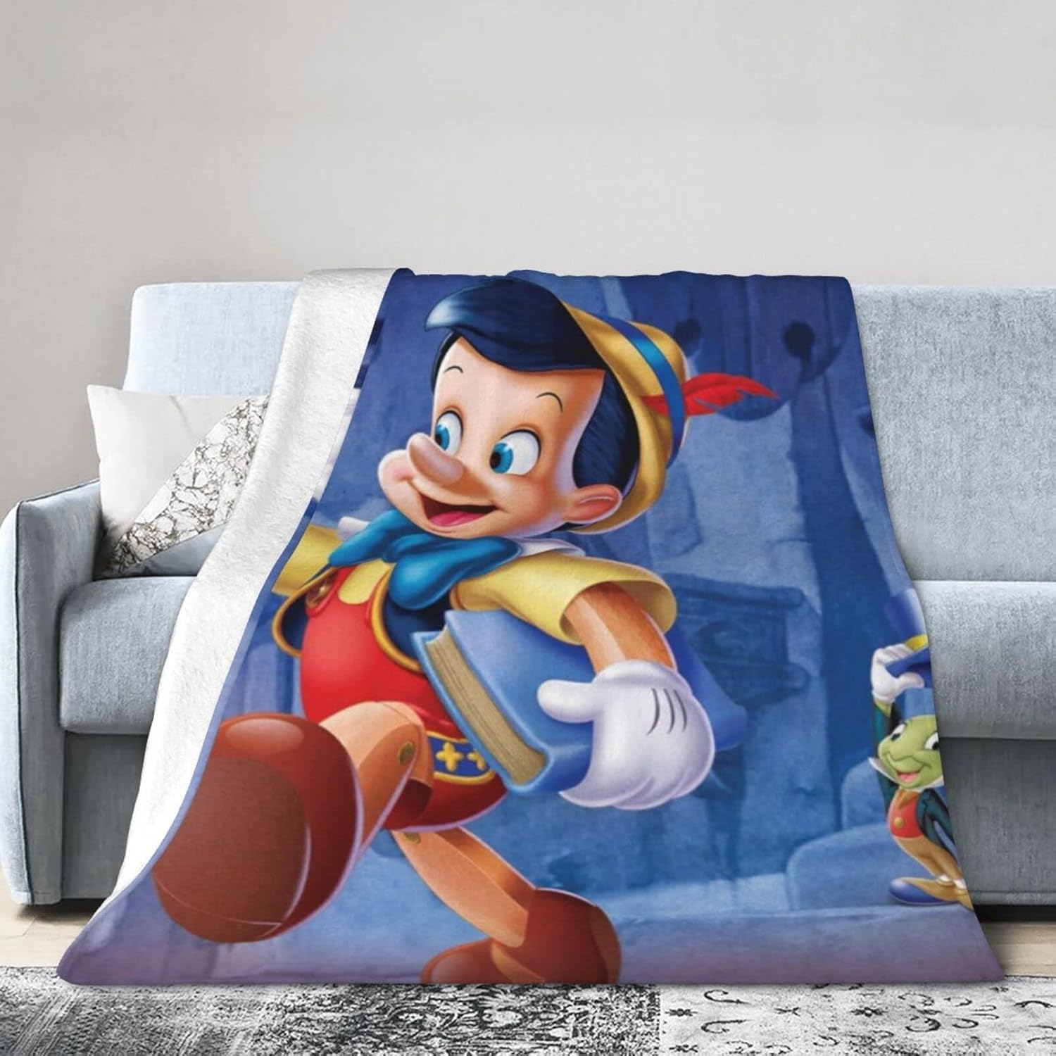Añade un toque de anime a tu hogar con mantas de franela súper suaves de 50 x 40 pulgadas