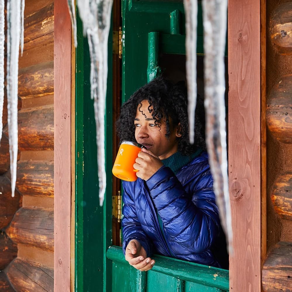 Hydro Flask Taza reutilizable de acero inoxidable, aislada al vacío, sin BPA, no tóxica