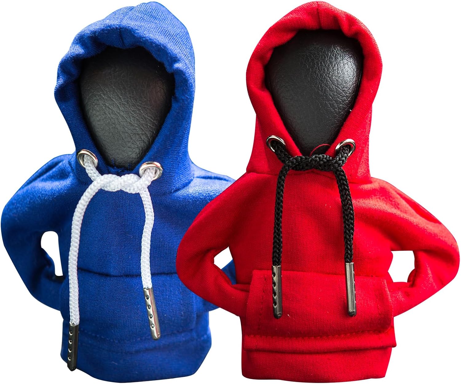 2 sudaderas con capucha para palanca de cambios de automóvil, divertida funda de palanca de cambios para automóvil, accesorios y decoraciones