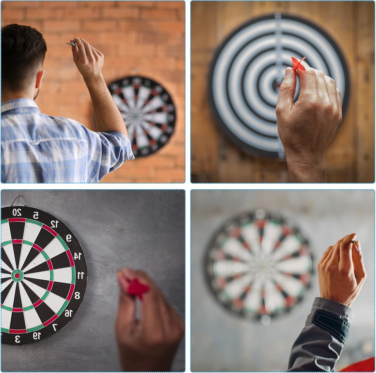 PATIKIL Dart Flights – Piezas de repuesto de accesorios de dardos estándar para punta suave