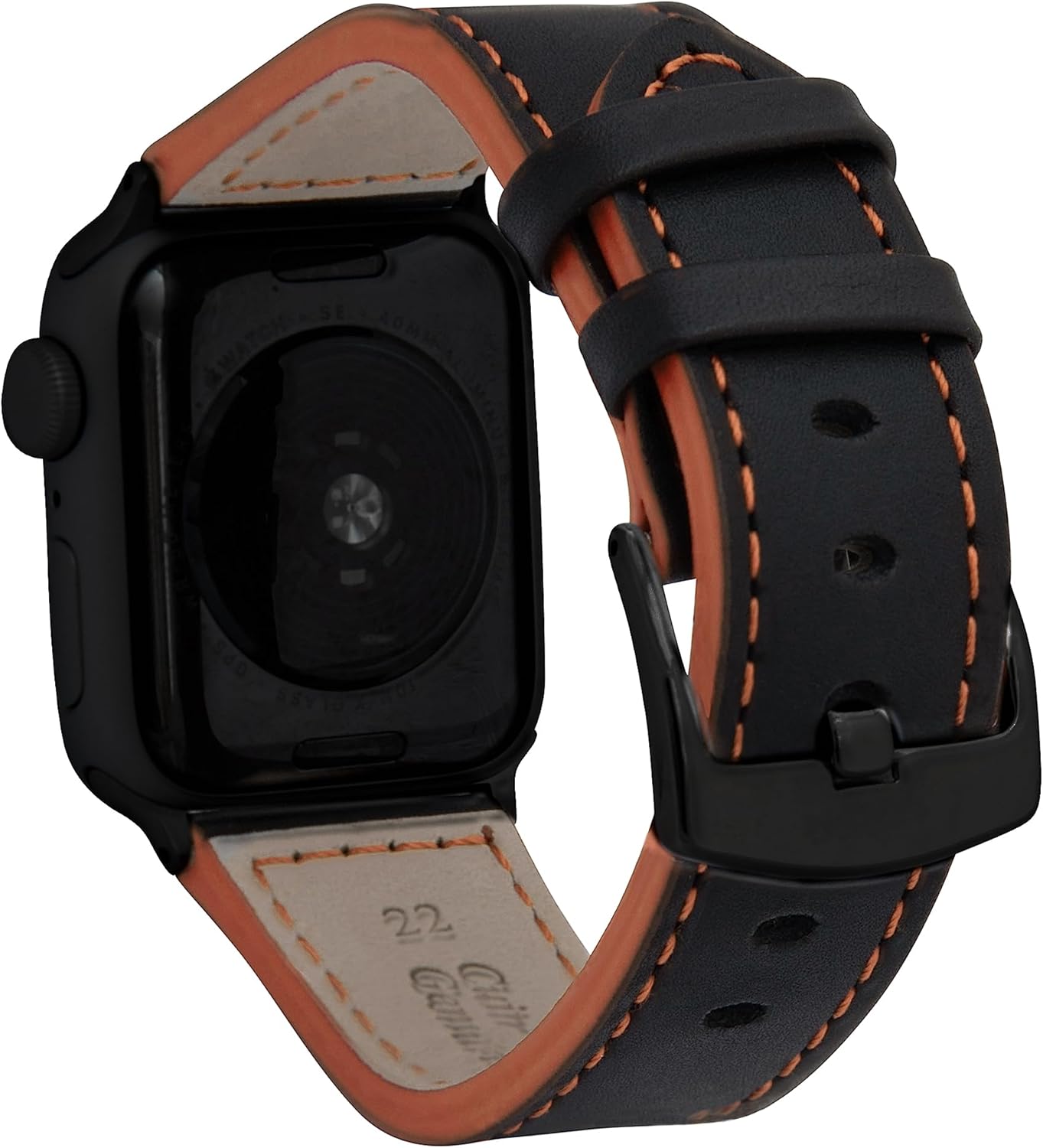 Bandini Correa para Apple Watch de cuero de 1.732 pulgadas, 1.772 pulgadas, 1.654 pulgadas, 1.614 pulgadas, 1.575 pulgadas, 1.575 pulgadas, 1.496