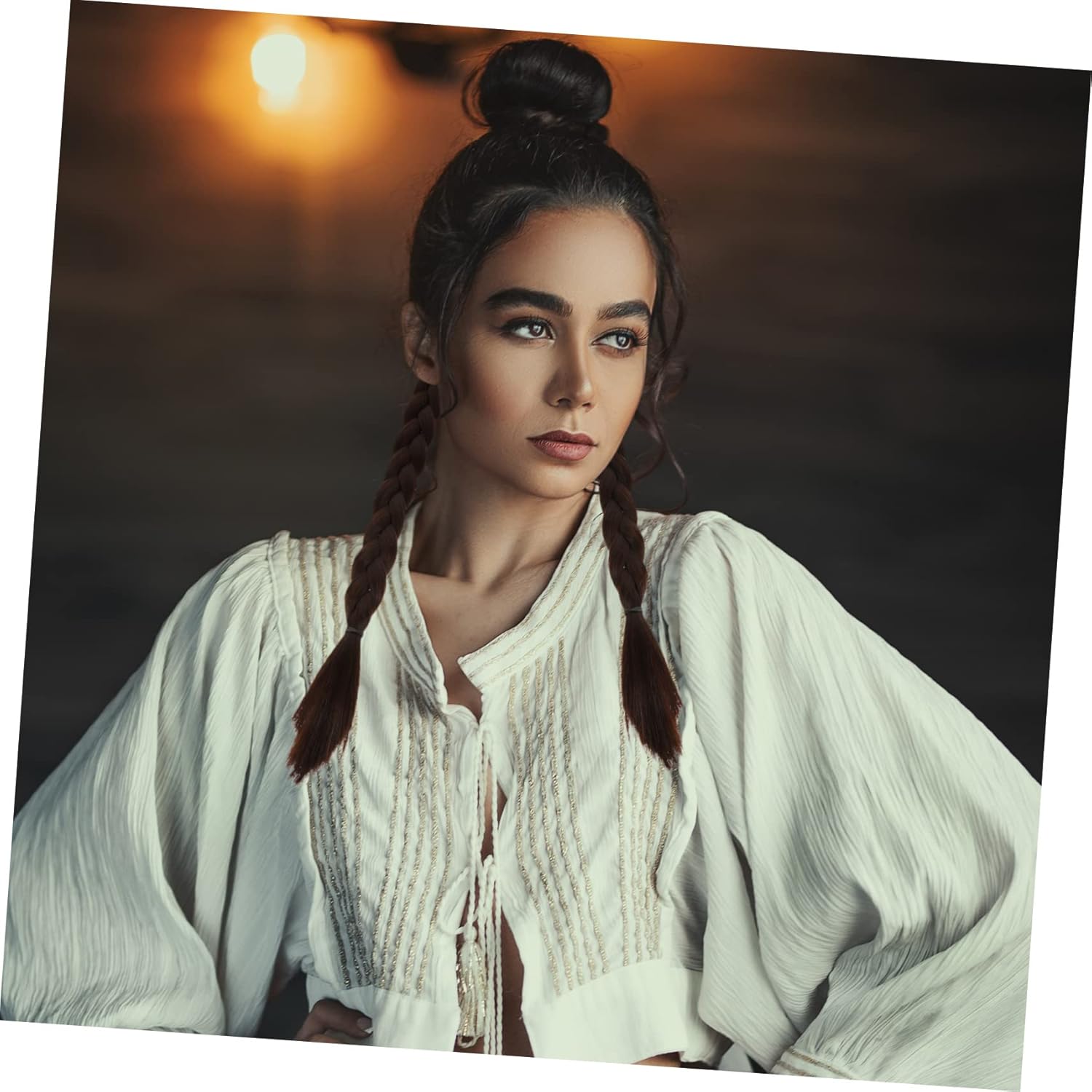 Beaupretty 4 pelucas de extensión de cola de caballo trenzadas para mujer, pelucas de cola de caballo para mujer, pelucas de pelo para mujer,