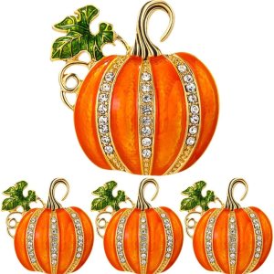EXCEART Servilleteros de calabaza de Acción de Gracias, 4 piezas, hebilla de metal con diamantes de imitación para otoño, cosecha, otoño, Halloween, EXCEART Servilleteros de calabaza de Acción de Gracias, 4 piezas, hebilla de metal con diamantes de imitación para otoño, cosecha, otoño, Halloween,