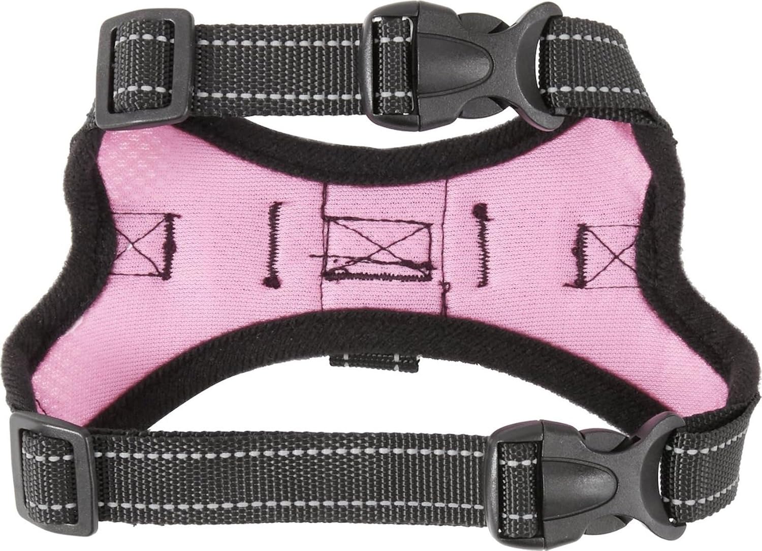 Copatchy – Arnés ajustable reflectante para perro con asa evita tirones, XS, Rosado
