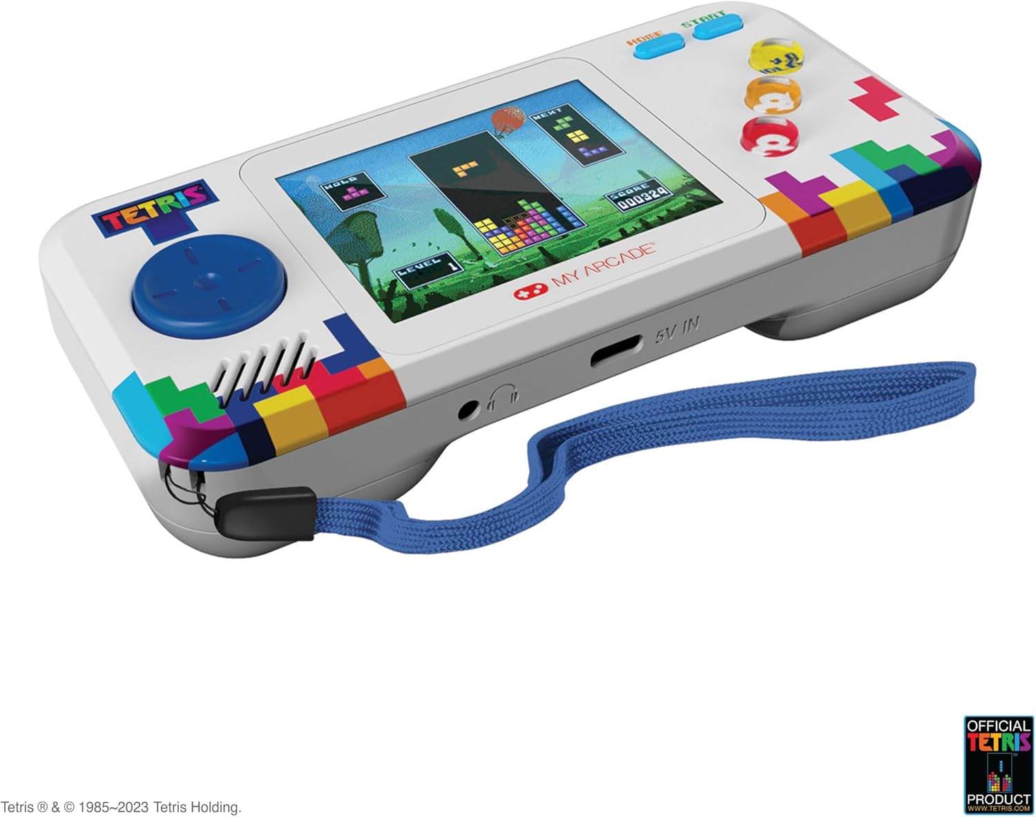 My Arcade Tetris Pocket Player Pro sistema de juego portátil, pantalla a todo color de 2.75″