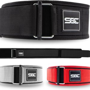Sonoma – Cinturón de levantamiento de pesas de nailon de 4 pulgadas de ancho, cinturón de levantamiento de pesas de doble bloqueo para hombres y Sonoma – Cinturón de levantamiento de pesas de nailon de 4 pulgadas de ancho, cinturón de levantamiento de pesas de doble bloqueo para hombres y