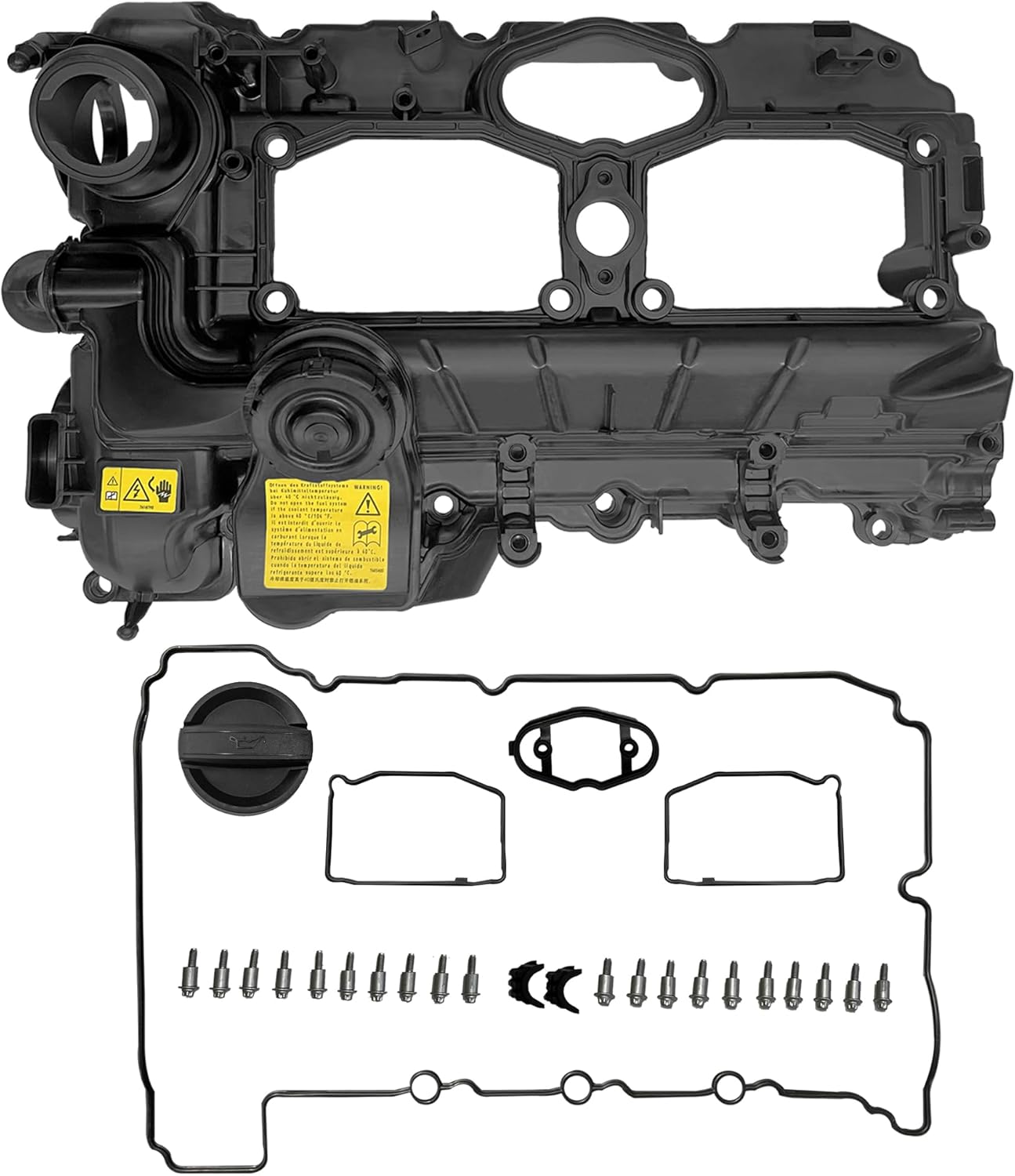 11127588412 Cubierta de válvula de motor para BMW 2012-2018 528i 528i xDrive 328i 328i GT xDrive 320i X1 X3 X5 428i z4 Reemplaza# 111275888418