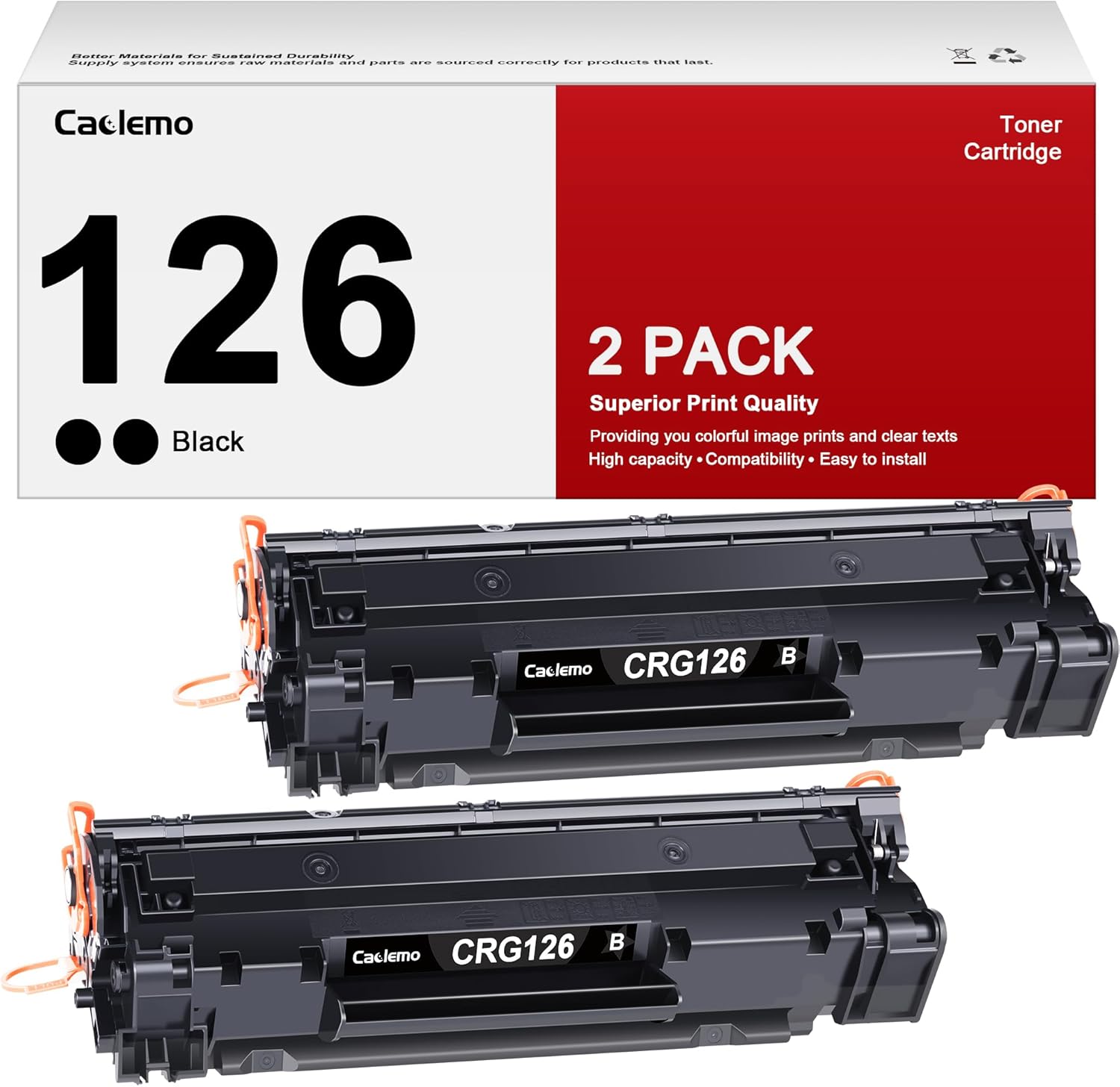 126 Cartucho de tóner negro para Canon 126 Cartucho de tóner CRG-126 Compatible para Canon LBP6230dw Toner imageCLASS LBP6230dw LBP6200d LBP6230dn