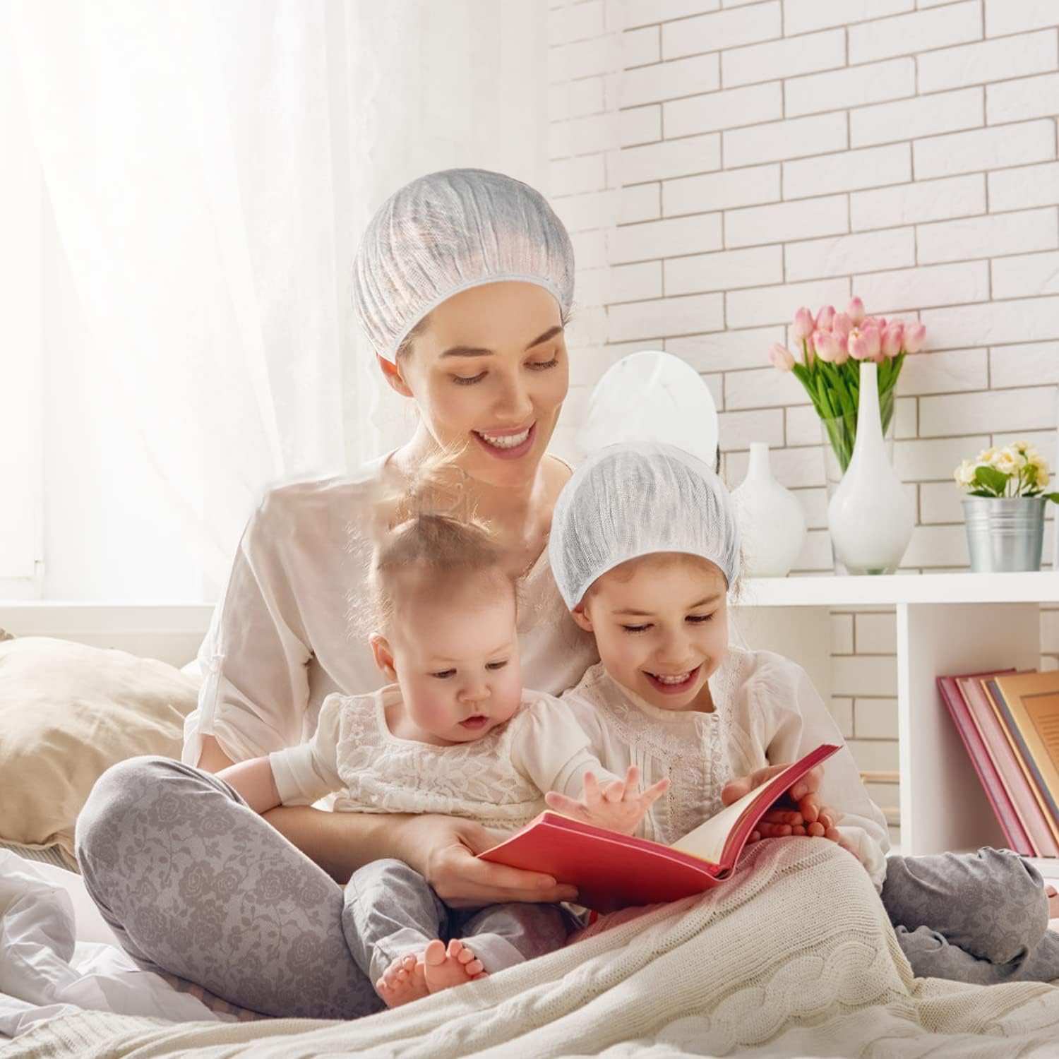 Gorro de malla para dormir, 4 unidades, red para el cabello para mujer, red de pelo para dormir, gorro de malla nocturna para protección del cabello