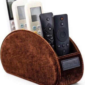 SANQIANWAN Caja organizadora de tela para control remoto con franela de terciopelo de felpa para TV, bandeja para cama, mesa, almacenamiento de SANQIANWAN Caja organizadora de tela para control remoto con franela de terciopelo de felpa para TV, bandeja para cama, mesa, almacenamiento de