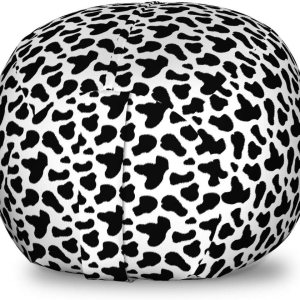 Ambesonne Bolsa de juguetes de almacenamiento con estampado de vaca, Animal Hide Pattern Spots Farm Life Ganado Camuflaje Piel de animal, Ambesonne Bolsa de juguetes de almacenamiento con estampado de vaca, Animal Hide Pattern Spots Farm Life Ganado Camuflaje Piel de animal,