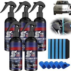 5PC nuevo agente de renovación de recubrimiento multifuncional, 3 en 1 aerosol de revestimiento de coche de cerámica, agente de reparación de piezas 5PC nuevo agente de renovación de recubrimiento multifuncional, 3 en 1 aerosol de revestimiento de coche de cerámica, agente de reparación de piezas