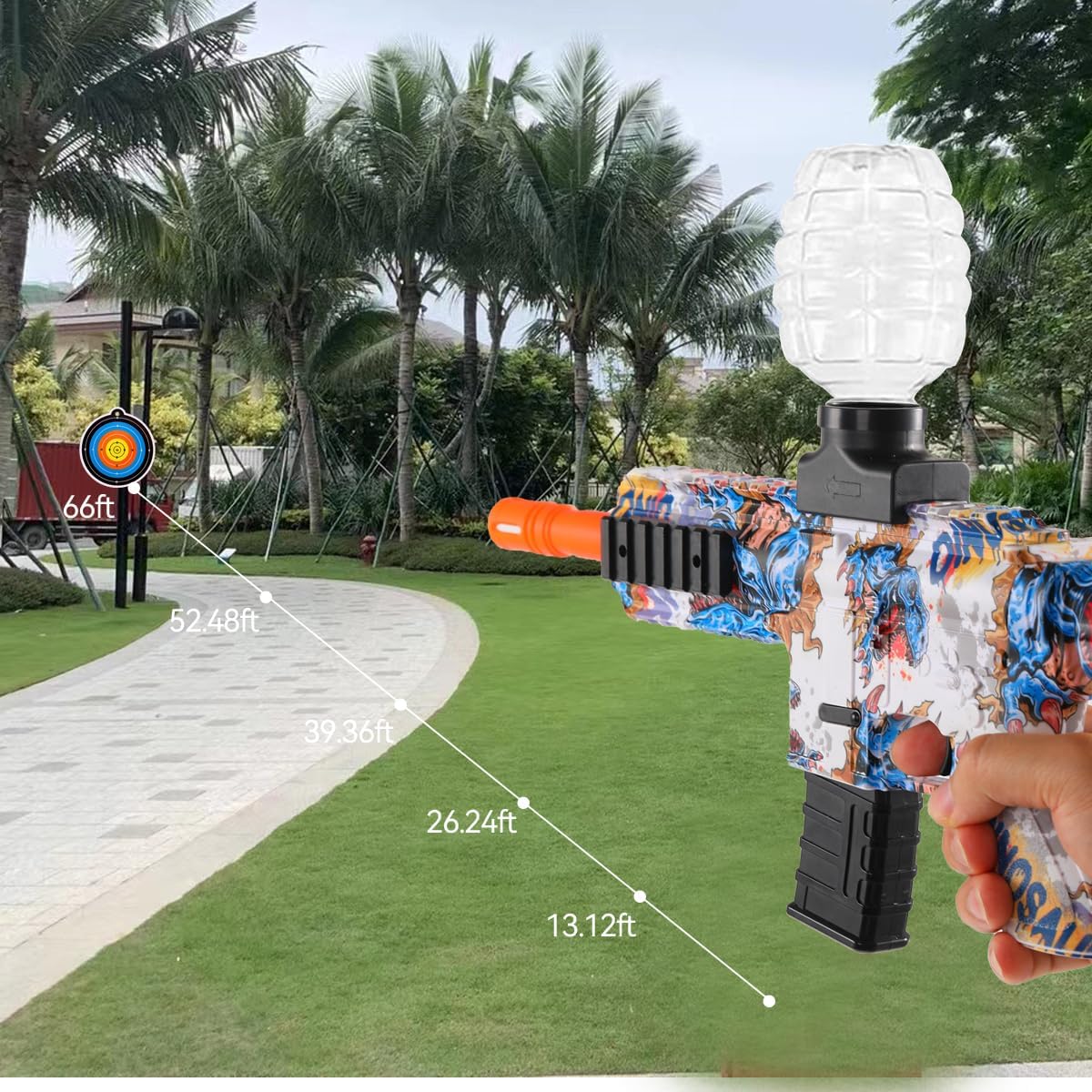 HYNXM Juguete de bola de salpicaduras para actividades al aire libre