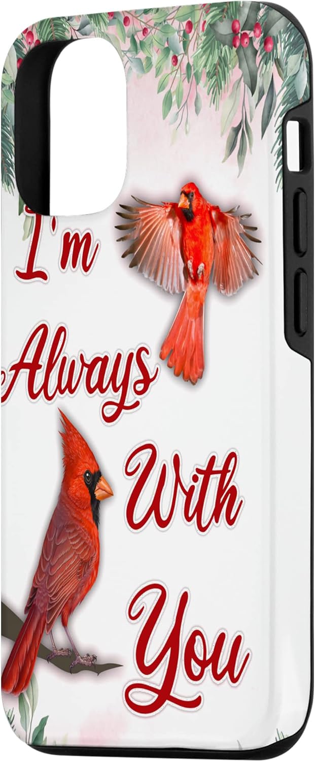 Funda para iPhone 13 Bird Cardinal Case For Men Women Bird Lover