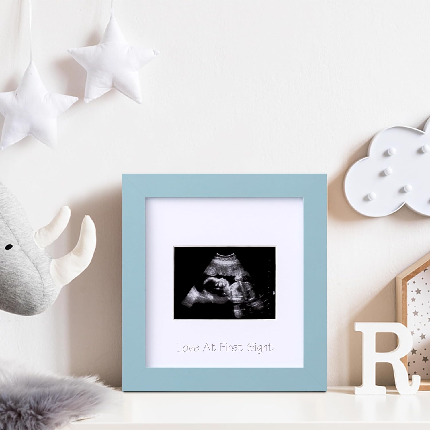 eletecpro Sonogram – Portarretratos con ultrasonido de 3 x 4, marcos de fotos de ultrasonido para anuncio de embarazo, regalos únicos para mujeres