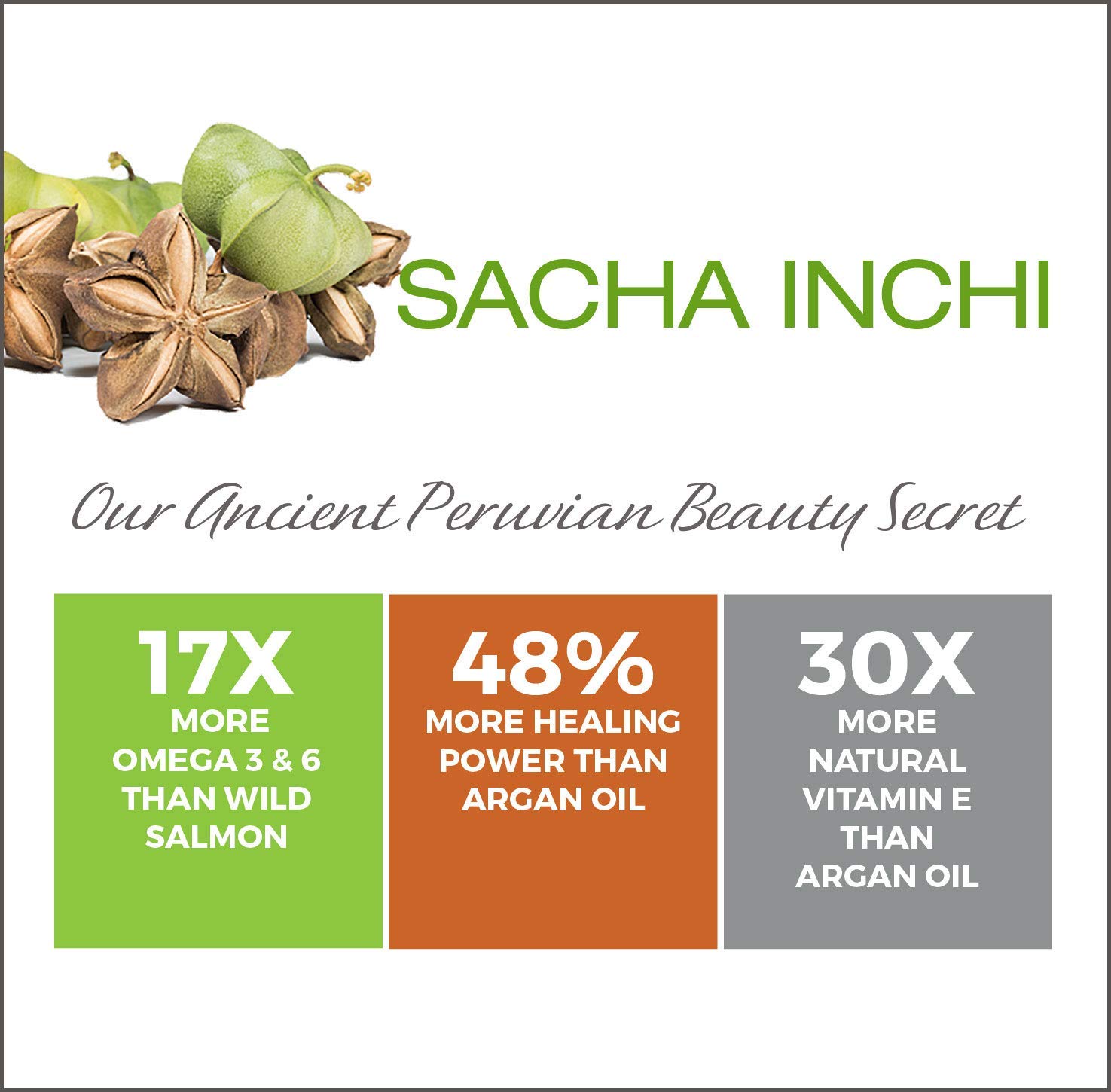 Tratamiento capilar suavizante y brillante con aceite de Sacha Inchi, elimina el encrespamiento, protección térmica, peinado y acabado, 1.7 onzas