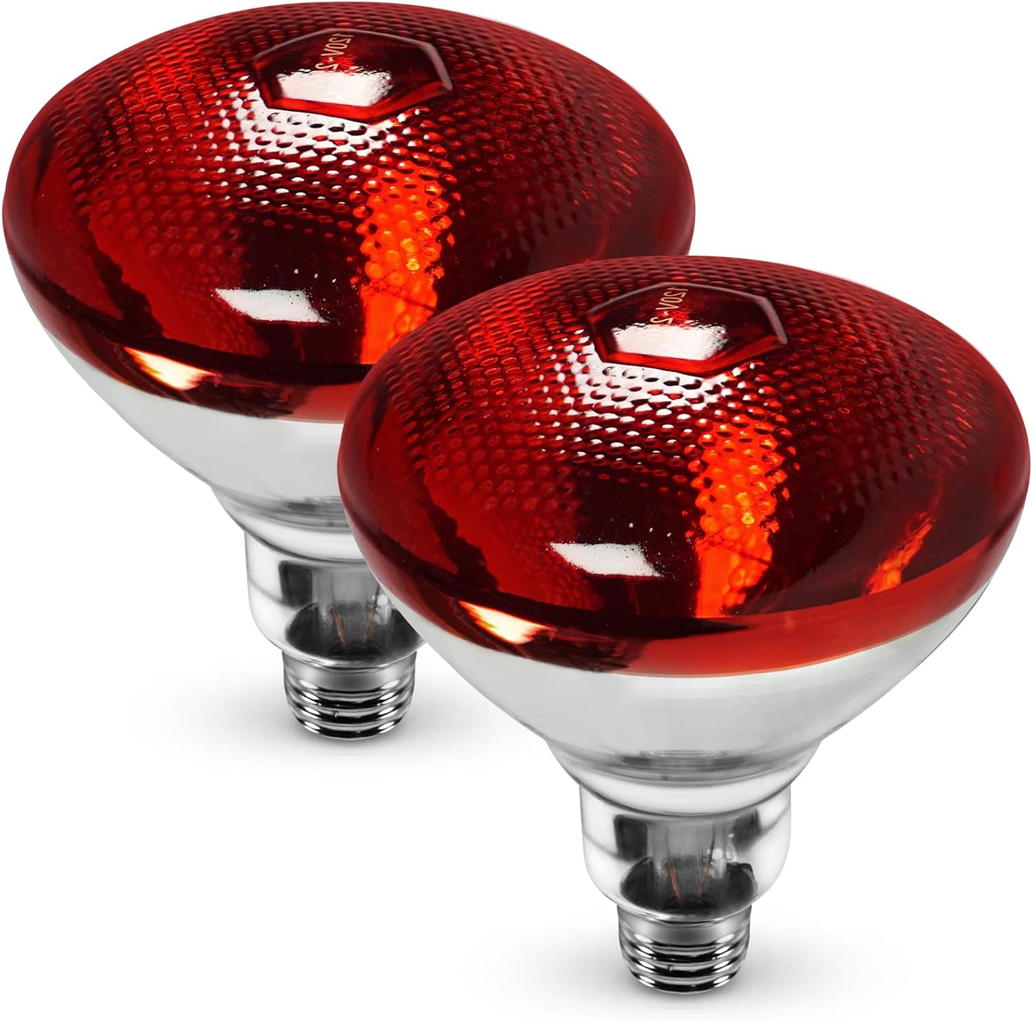 Lámpara de calor rojo infrarrojo PAR38250 vatios bombilla de vidrio para servicio de alimentos, bombilla de criador, pollos, mascotas, baño, uso de