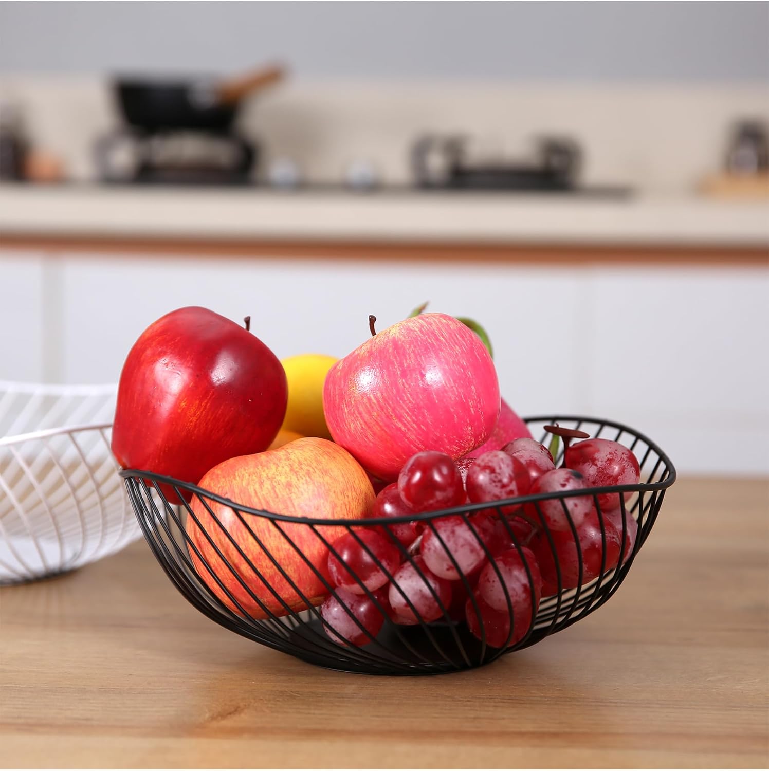 Frutero para encimera de cocina, cesta de frutas para cocina, soporte de fruta, encimera, cuencos de frutas para decoración, almacenamiento de