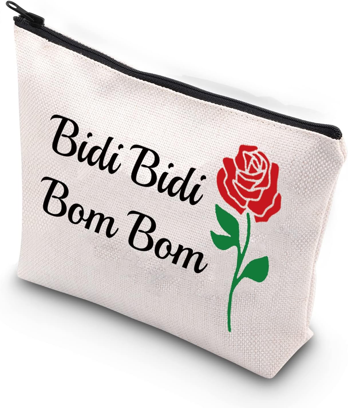XYANFA Singer Selen Bolsa de Maquillaje Bidi Bidi Bom Bom Selen Latin Dance Lyric Gift Singer Fans Zipper Pouch, Bidi Bom, Moda