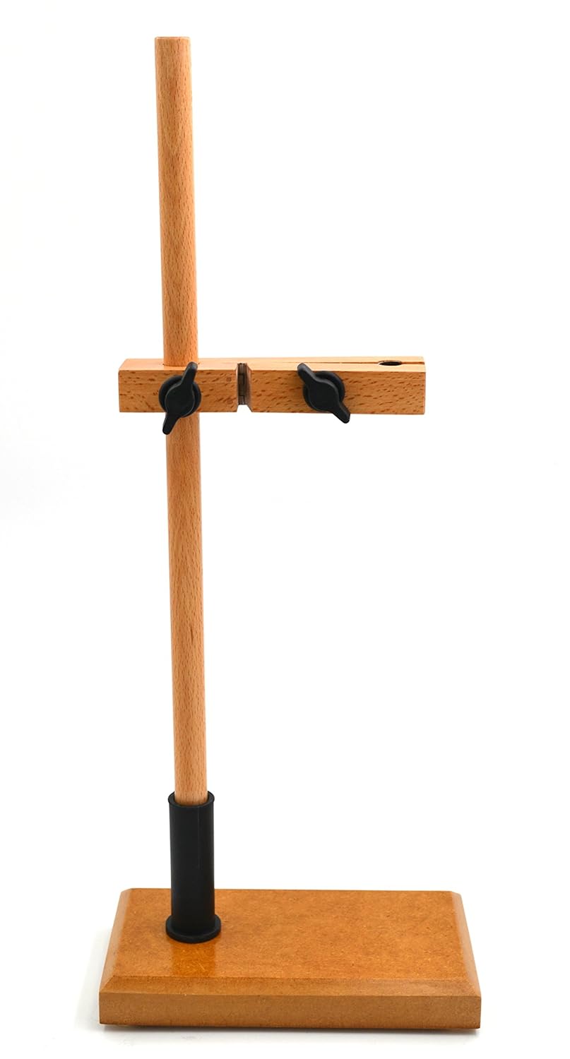 Burette – Soporte individual, hecho de madera dura sazonada