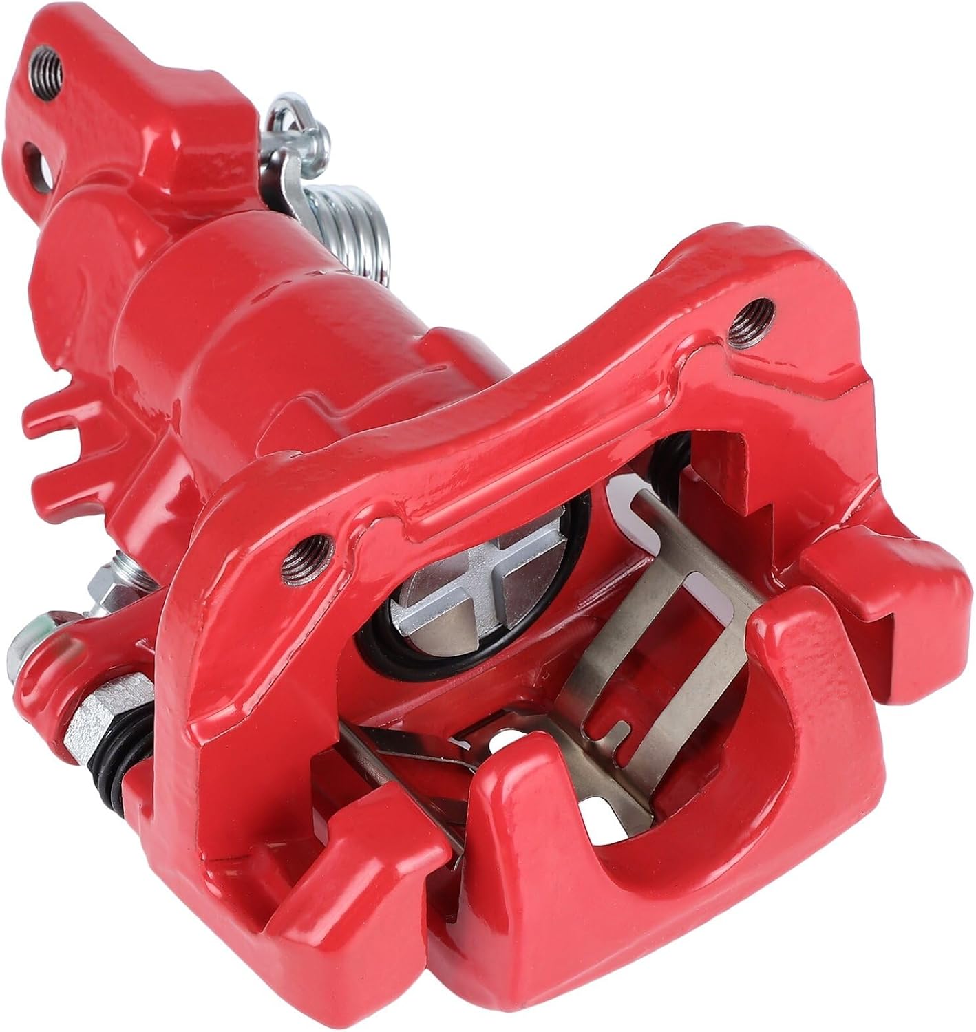 SCITOO Pinza de freno trasera derecha con soporte 19-B2068 rojo compatible para Acura TSX 2004-2008 para Honda para Accord 1998-2007