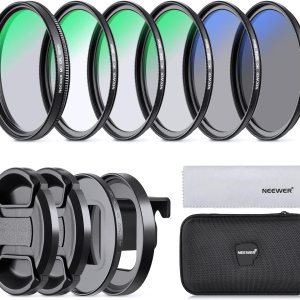 NEEWER Kit de filtro de lente de 2.283in compatible con GoPro Hero 8 7 6 5, juego de filtros polarizadores de densidad neutra, 4 filtros ND NEEWER Kit de filtro de lente de 2.283in compatible con GoPro Hero 8 7 6 5, juego de filtros polarizadores de densidad neutra, 4 filtros ND