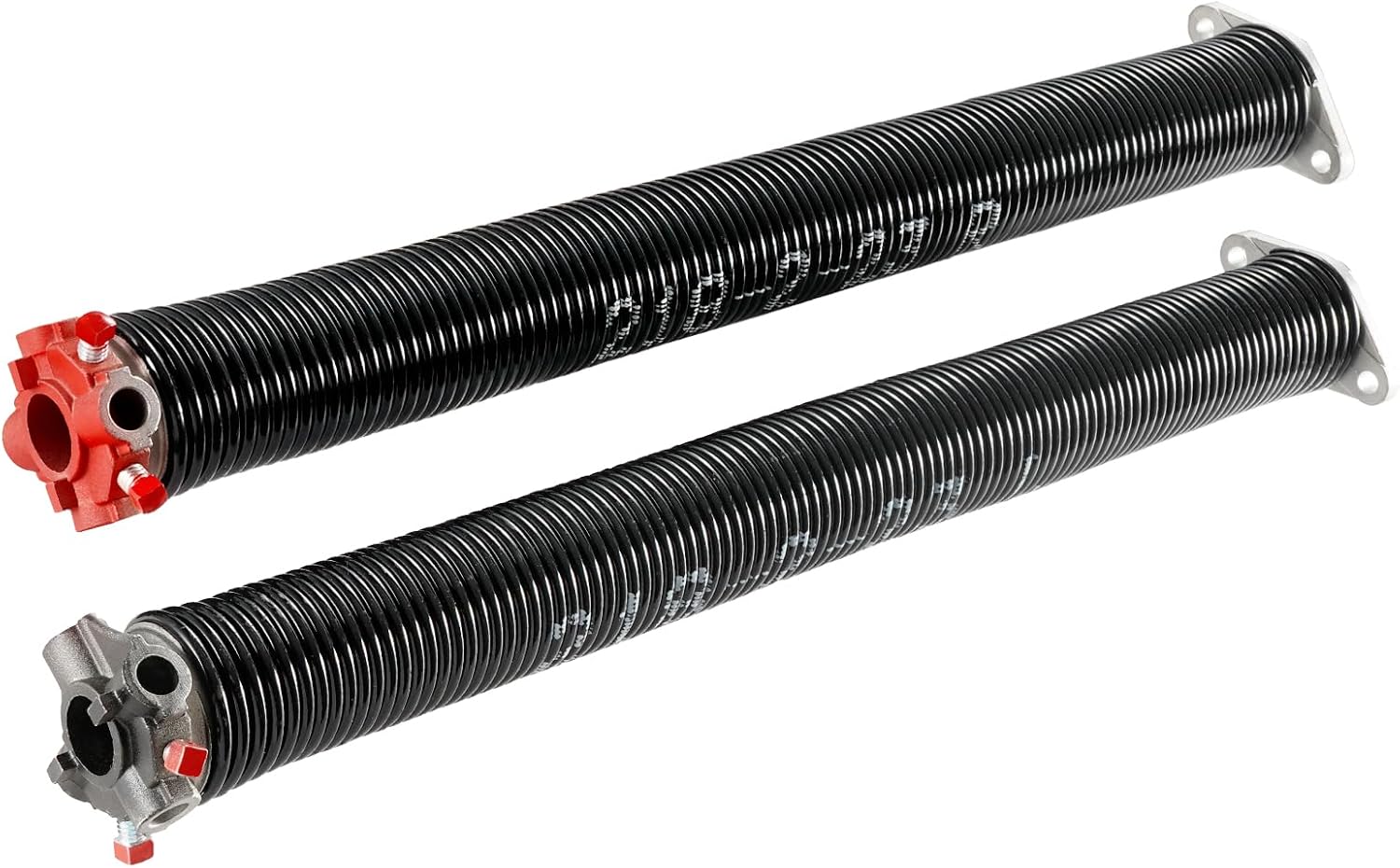 VEVOR Muelles de torsión para puerta de garaje, par de 0.218 x 2 x 23 pulgadas, 16000 ciclos, resortes para puerta de garaje con barras de bobinado