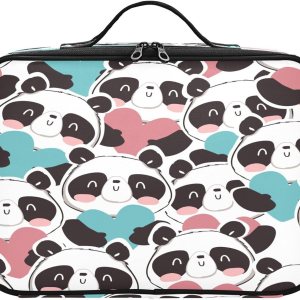 Dibujos animados lindo Panda Head Colorido bolsa de maquillaje grande cosmético neceser de viaje bolsas de maquillaje bolsa de maquillaje cosmética Dibujos animados lindo Panda Head Colorido bolsa de maquillaje grande cosmético neceser de viaje bolsas de maquillaje bolsa de maquillaje cosmética