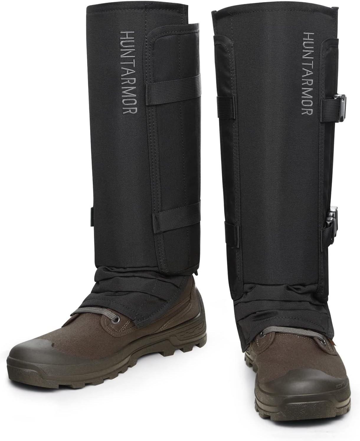 HUNTARMOR Polainas de serpiente, protectores de piernas impermeables para caza, polaina ajustable para las piernas, protección contra mordeduras de
