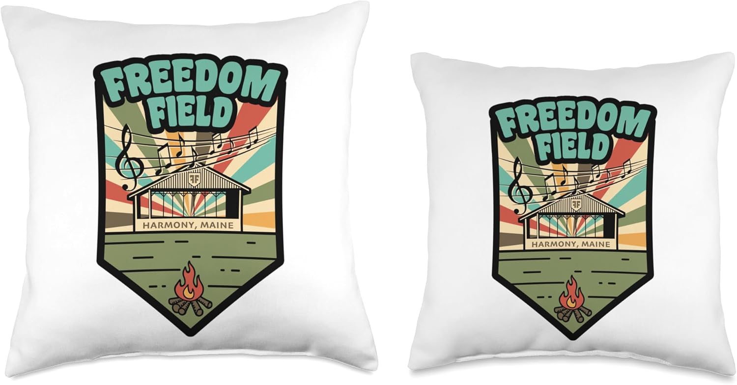 Freedom Almohada de campo, 18 x 18, multicolor