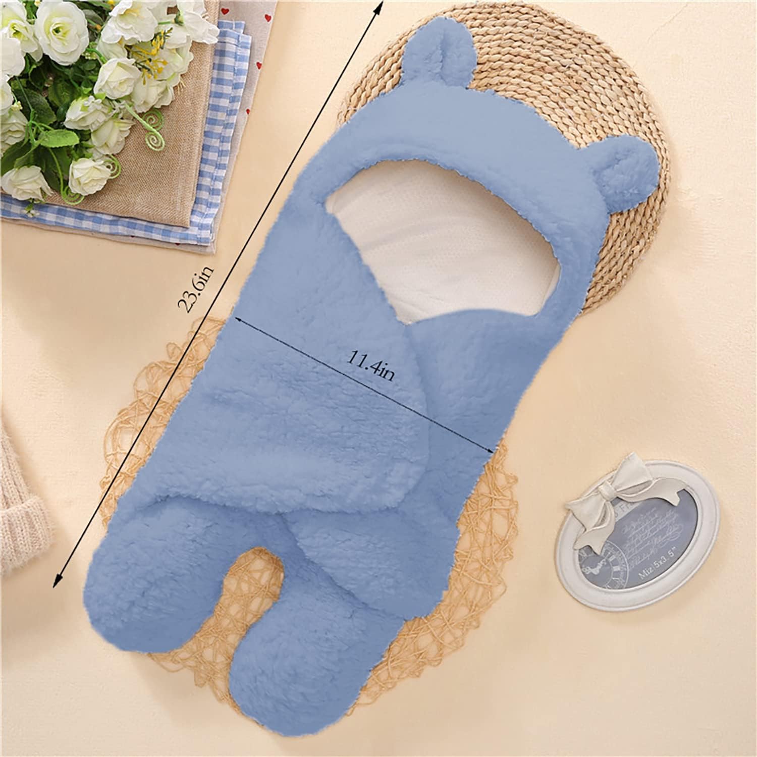 Manta de bebé para niños y niñas, bonita manta de recepción de felpa de algodón, ultra suave, para recién nacidos, para bebés de 0 a 6 meses, regalo
