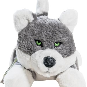 Fenrir Juguete de peluche esponjoso de lobo para perros Fenrir Juguete de peluche esponjoso de lobo para perros