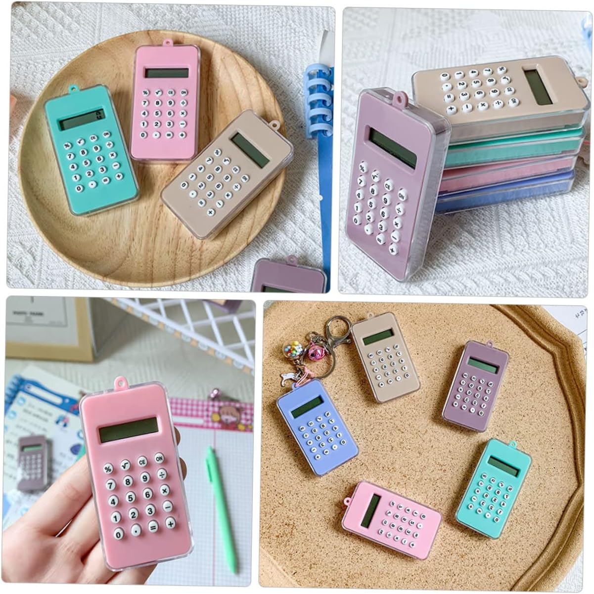 Tofficu Calculadora de bolsas de regalo, 2 unidades, relleno de bolsas de golosinas, rellenos para niños, estudiantes, relleno de computadora para