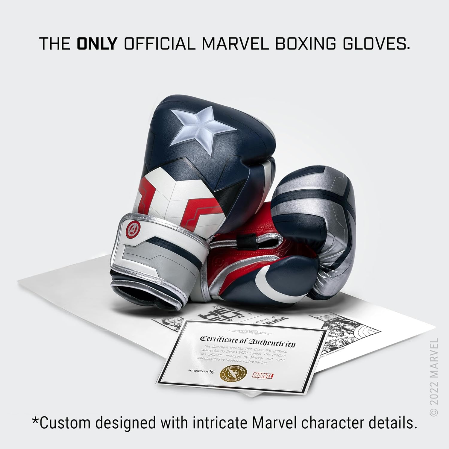 Hayabusa Guantes de boxeo Marvel Hero Elite para hombre y mujer