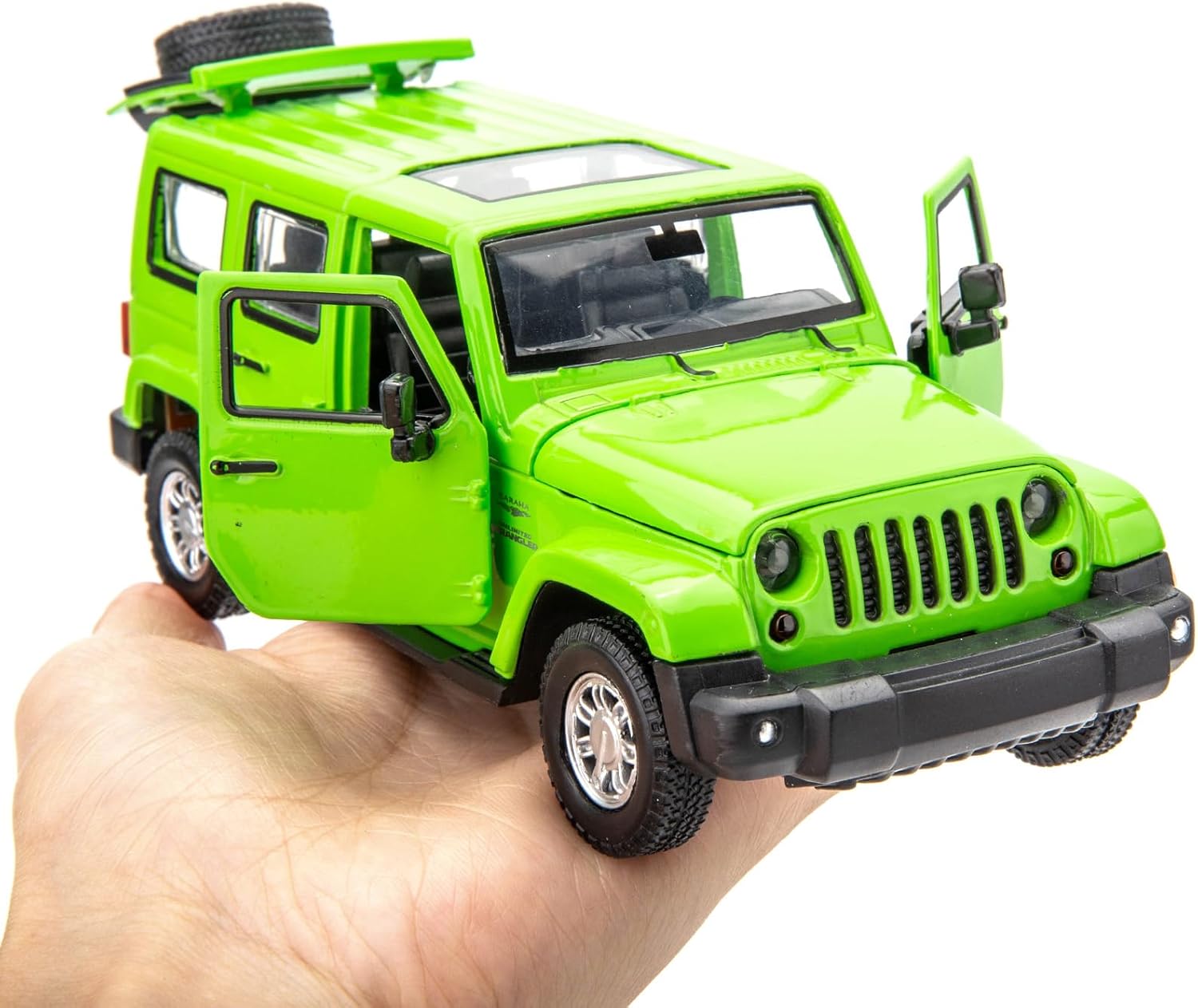 TGRCM-CZ Wrangler – Modelo de auto fundido a presión, auto de juguete de aleación a escala 132, juguetes con sonido y luz, adecuado para niñas y
