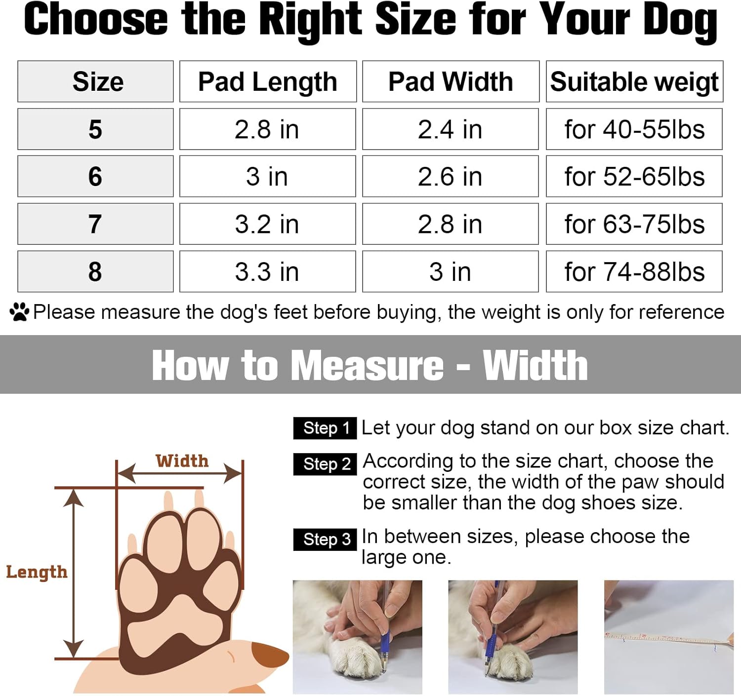 BEAUTYZOO Zapatos para perros, botas y protectores de patas para perros pequeños, medianos y grandes, zapatos de agua reflectantes para perros,