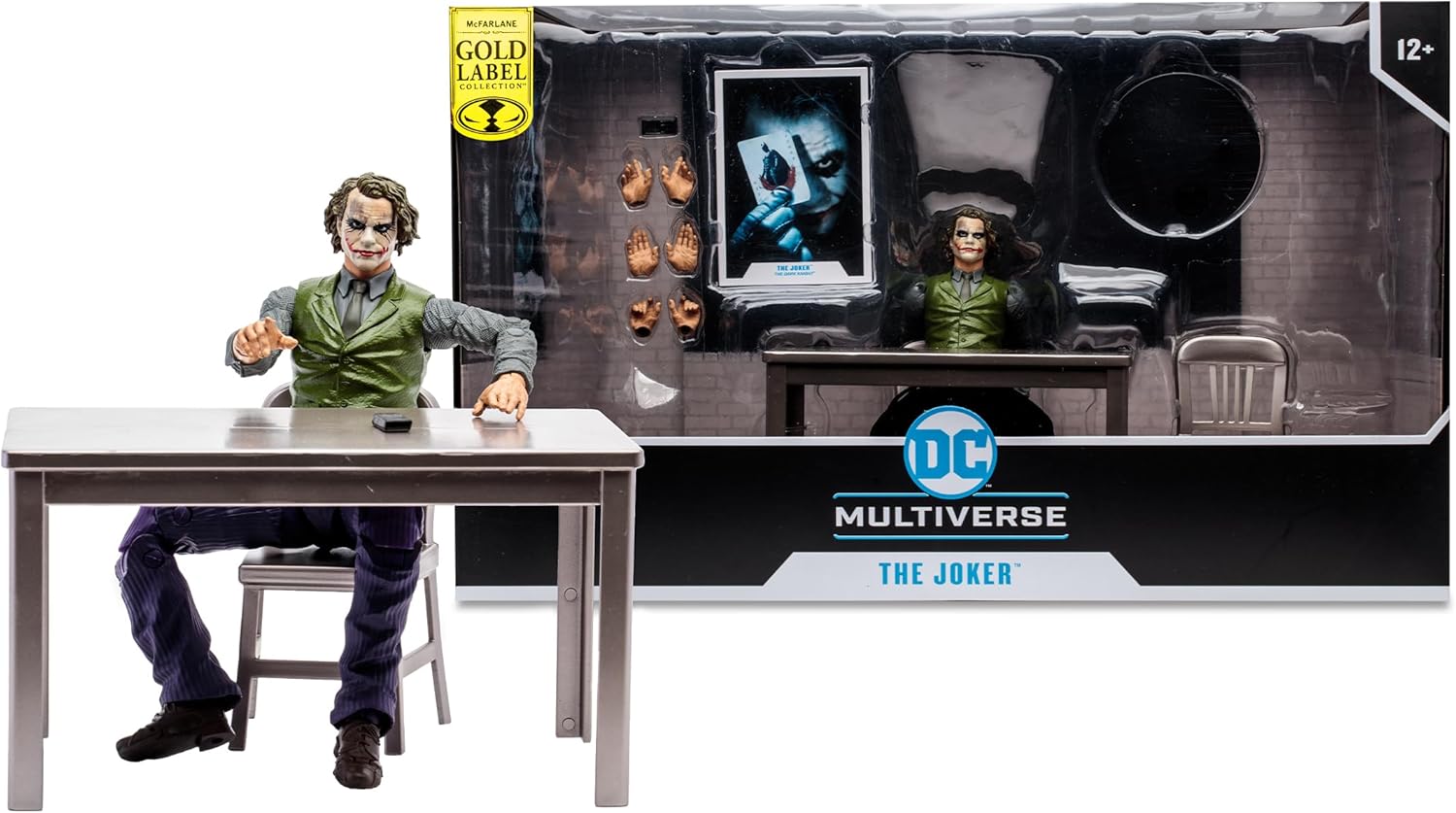 McFarlane DC The Joker in The Cell Action Figure (The Dark Knight) Multicolor TM15399