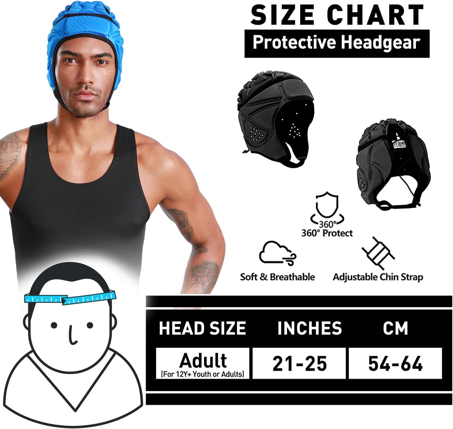 Casco suave de varios colores, bandera de fútbol y rugby, casco Scrum, casco de carcasa suave, casco de fútbol, necesidades especiales, protección