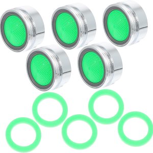 Housoutil Filtro de agua 5 unids grifo aireador accesorios de fregadero de plástico aireador de fregadero Housoutil Filtro de agua 5 unids grifo aireador accesorios de fregadero de plástico aireador de fregadero