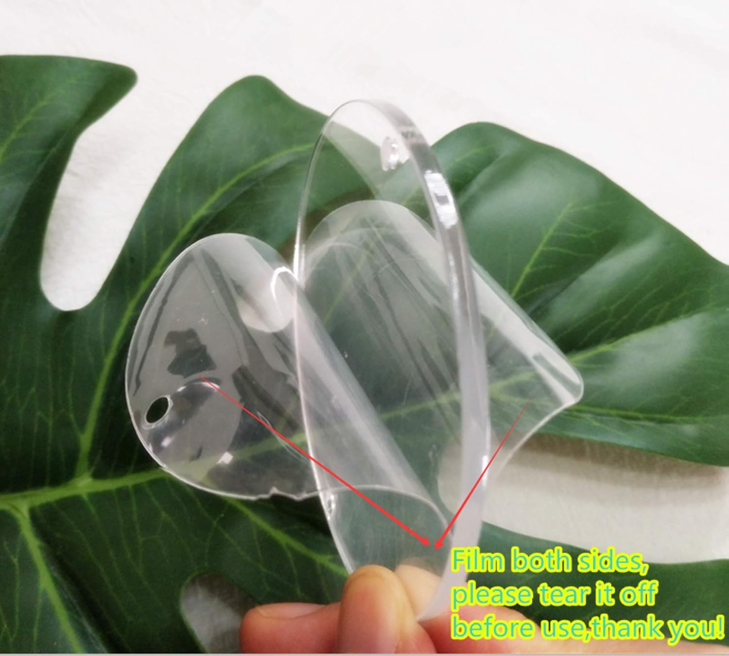 20 discos redondos de plexiglás acrílico, base de exhibición acrílica, discos acrílicos de plexiglás de 18 pulgadas (transparente, 4.5 pulgadas)