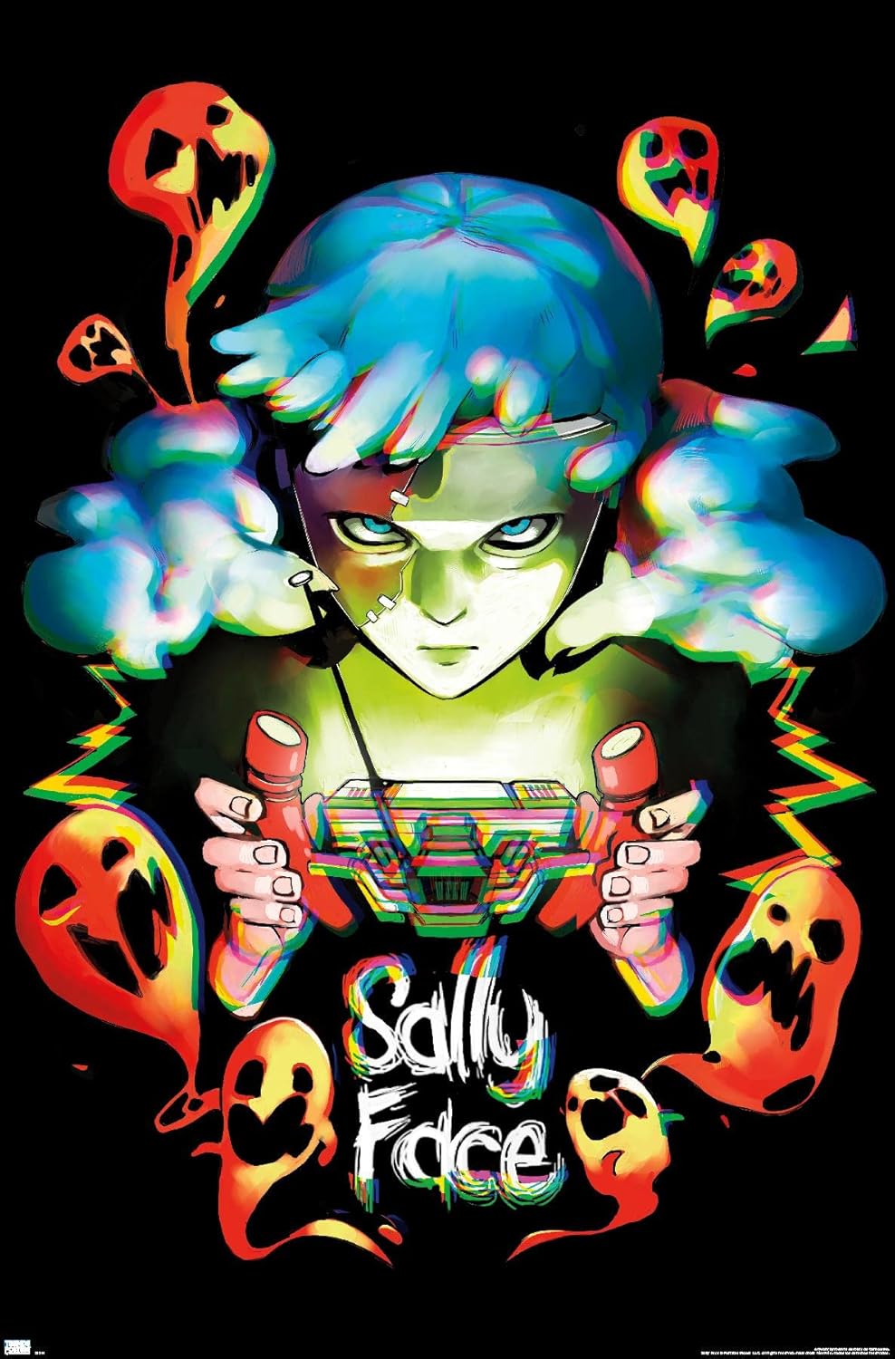 Trends International Sally Face – Póster de pared de fantasmas