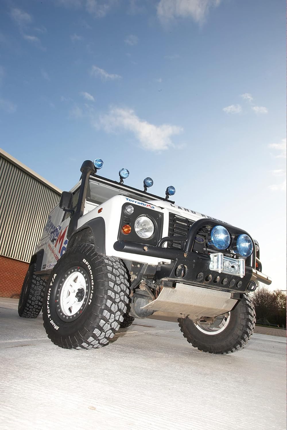 Juego de 4 espaciadores de rueda Terrafirma TF301 de aleación plateada de 1.181 in para Land Rover Discovery I, Defender 90 y Range Rover Classic
